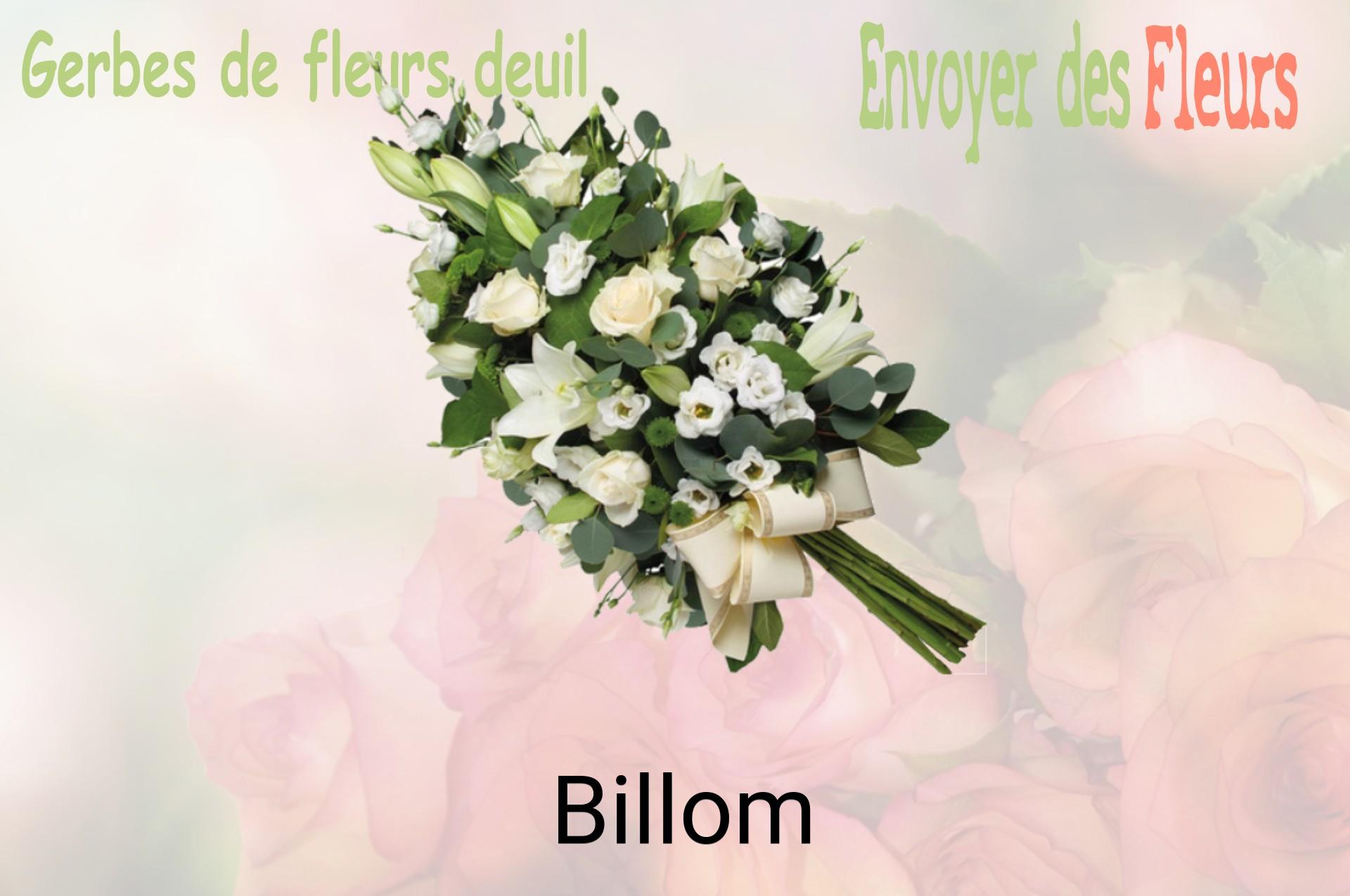Gerbe de fleurs de deuil livrée à Billom